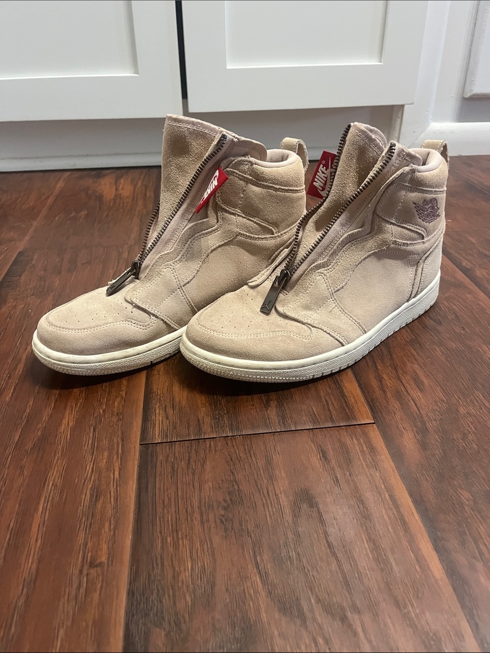 Nike Air Jordan 1 High-Top Zip Sneakers